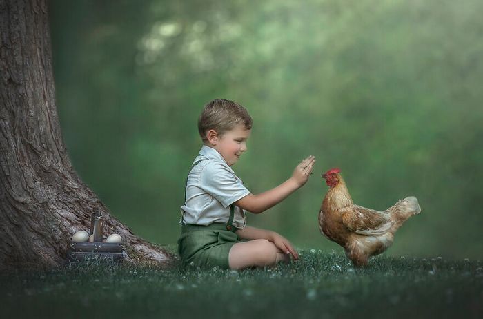 Fotografia com alma: A conexão mágica entre crianças e animais capturada em retratos encantadores (15 fotos) 8