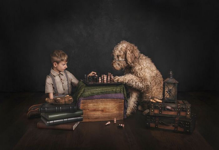 Fotografia com alma: A conexão mágica entre crianças e animais capturada em retratos encantadores (15 fotos) 15