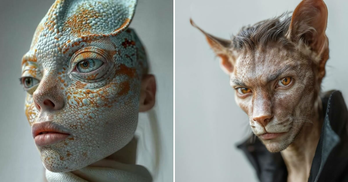 Hybrid: A arte surreal de Phil Langer que faz a gente pensar no que nos torna humanos (35 fotos)