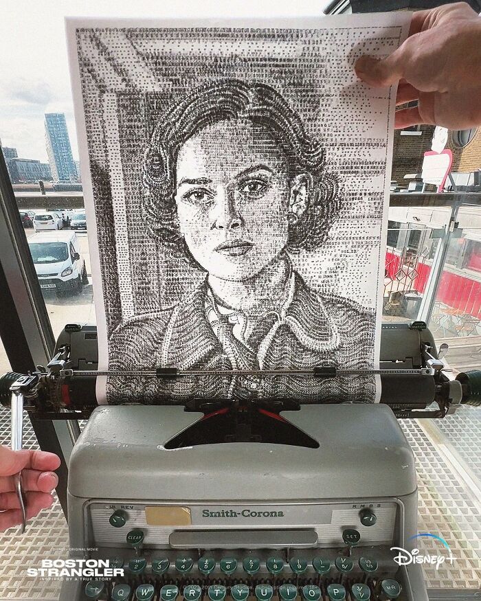 James Cook: O artista britânico que transforma máquinas de escrever em obras de arte surpreendentes (30 fotos) 11