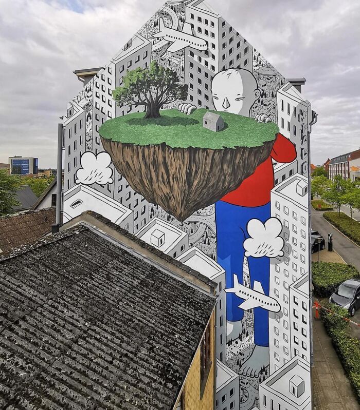 Millo: O artista de rua italiano que transforma prédios em sonhos poéticos (32 fotos) 3