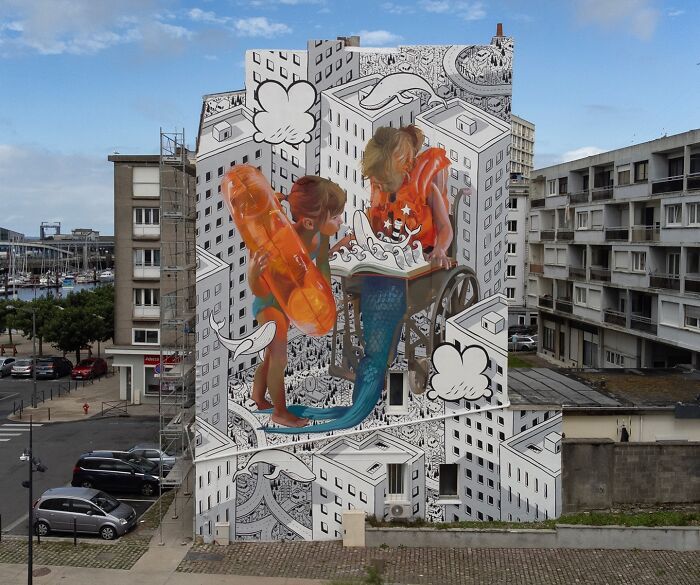 Millo: O artista de rua italiano que transforma prédios em sonhos poéticos (32 fotos) 7