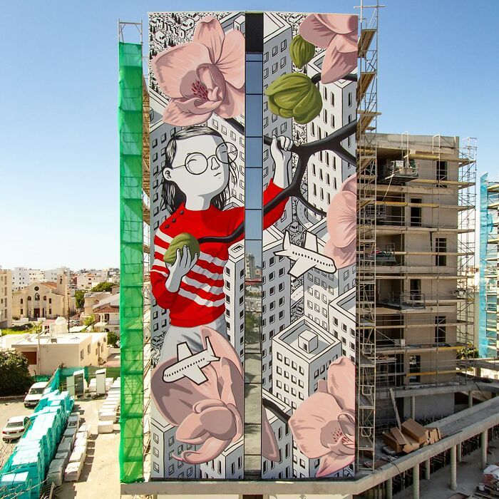 Millo: O artista de rua italiano que transforma prédios em sonhos poéticos (32 fotos) 8