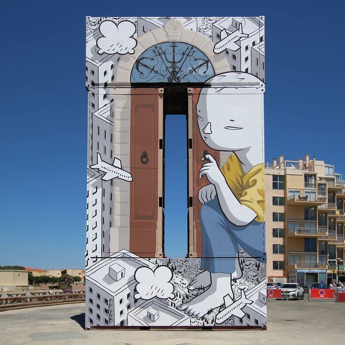 Millo: O artista de rua italiano que transforma prédios em sonhos poéticos (32 fotos) 13