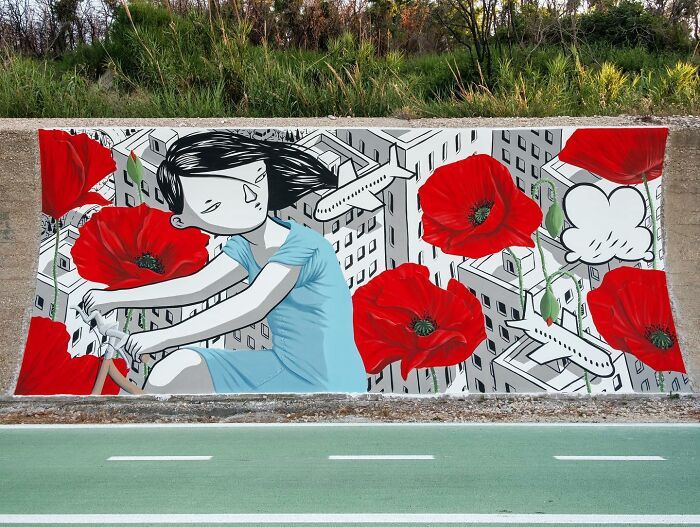 Millo: O artista de rua italiano que transforma prédios em sonhos poéticos (32 fotos) 14