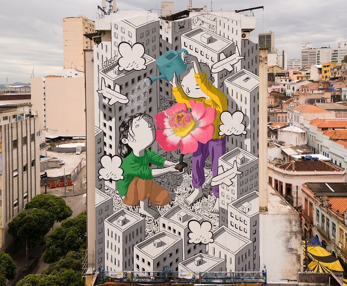 Millo: O artista de rua italiano que transforma prédios em sonhos poéticos (32 fotos) 28