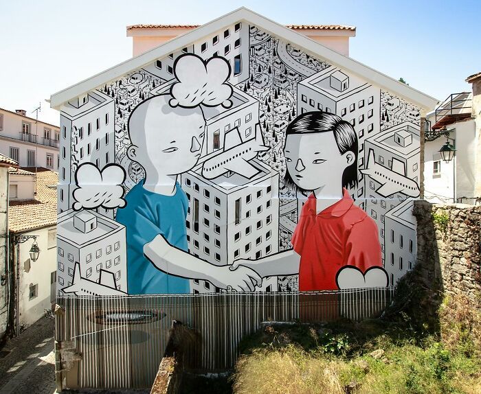 Millo: O artista de rua italiano que transforma prédios em sonhos poéticos (32 fotos) 30