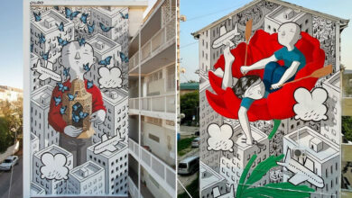 Millo: O artista de rua italiano que transforma prédios em sonhos poéticos (32 fotos) 5