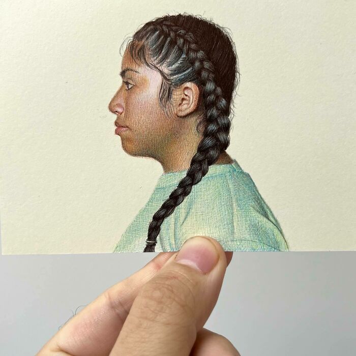 Os cadernos de Nicolas V. Sanchez: Arte realista que cabe na palma da mão (30 fotos) 14