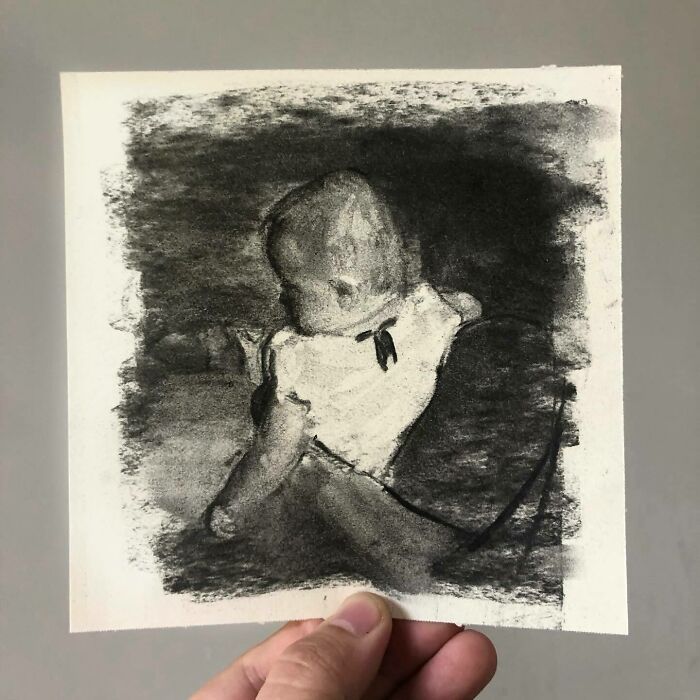 Os cadernos de Nicolas V. Sanchez: Arte realista que cabe na palma da mão (30 fotos) 19