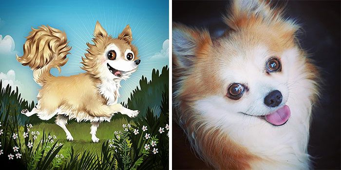 Retratos com personalidade: A arte de captar a alma dos pets nas ilustrações de Chris Beetow (28 fotos) 11