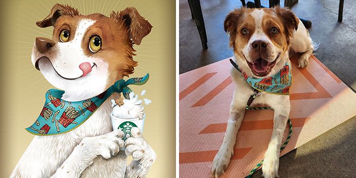 Retratos com personalidade: A arte de captar a alma dos pets nas ilustrações de Chris Beetow (28 fotos) 17