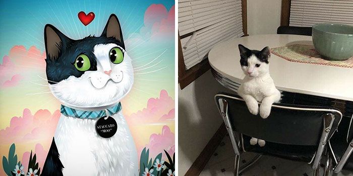 Retratos com personalidade: A arte de captar a alma dos pets nas ilustrações de Chris Beetow (28 fotos) 19