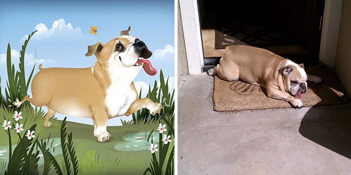 Retratos com personalidade: A arte de captar a alma dos pets nas ilustrações de Chris Beetow (28 fotos) 24