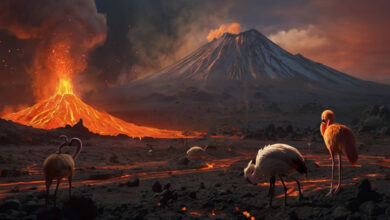 12 animais que você não imaginava que vivem perto de vulcões ativos 9