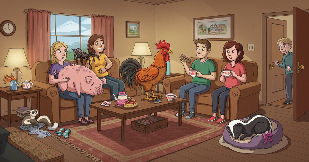 15 animais que algumas pessoas têm de estimação (E a gente ainda tá tentando entender por quê) 1