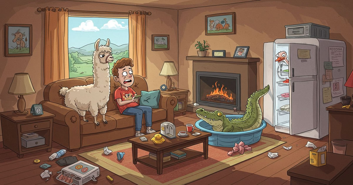 20 vantagens (Duvidosas) de ter um animal nada convencional como pet 1