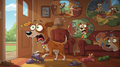 26 pensamentos que passam pela cabeça de um cachorro quando você sai de casa por 5 minutos 9