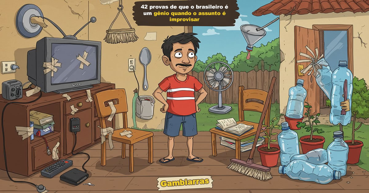 42 provas de que o brasileiro é um gênio quando o assunto é improvisar 1