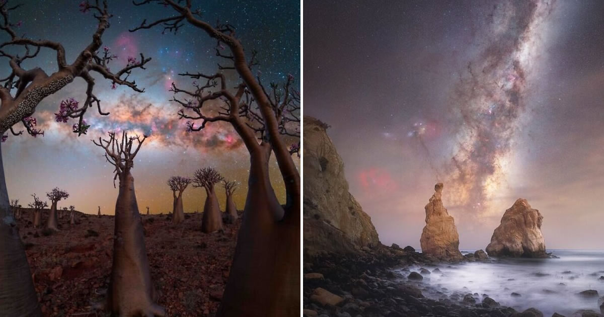 A beleza da via láctea: As fotos mais incríveis do céu noturno em 2025 (25 fotos)