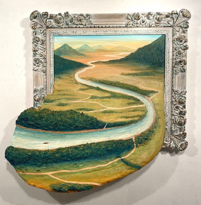 Barry Hazard: O artista que transforma paisagens em pequenas obras gigantes (22 fotos) 4