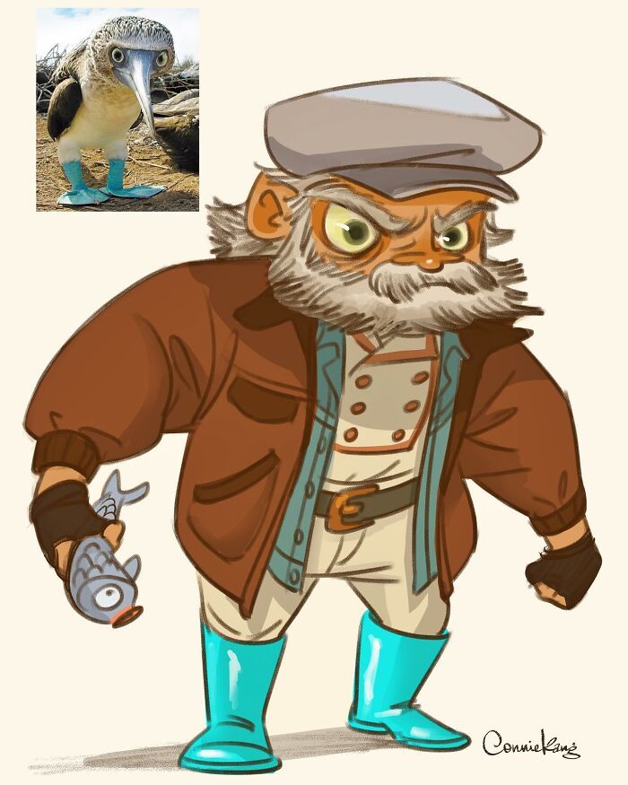 Connie Kang: A ilustradora que transforma animais em gente que a gente juraria conhecer (17 fotos) 8