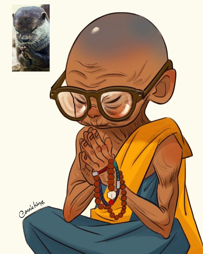 Connie Kang: A ilustradora que transforma animais em gente que a gente juraria conhecer (17 fotos) 12