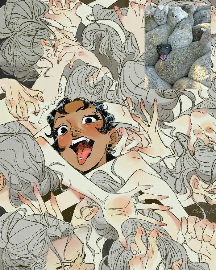 Connie Kang: A ilustradora que transforma animais em gente que a gente juraria conhecer (17 fotos) 14