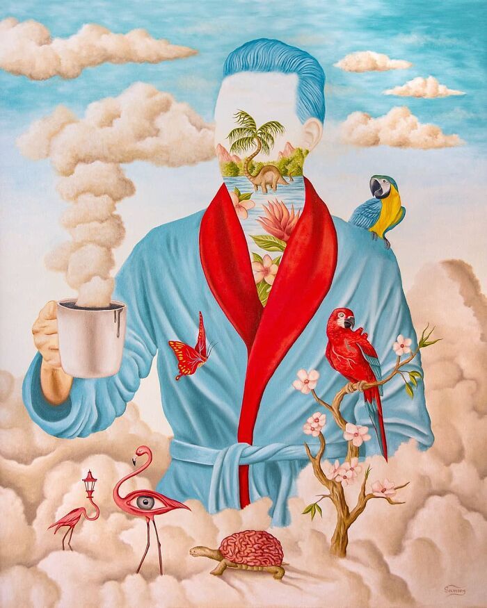 Rafael Silveira: O surrealismo brasileiro que mistura sonho, emoção e pop art (32 fotos) 12