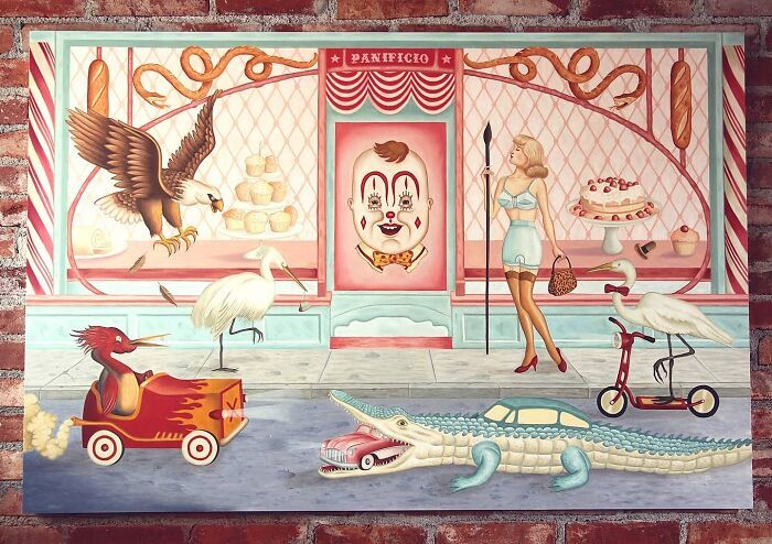 Rafael Silveira: O surrealismo brasileiro que mistura sonho, emoção e pop art (32 fotos) 18