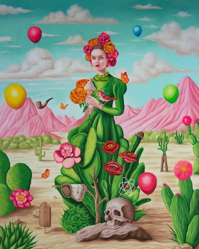 Rafael Silveira: O surrealismo brasileiro que mistura sonho, emoção e pop art (32 fotos) 26