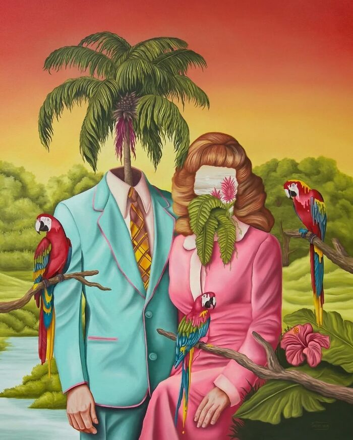 Rafael Silveira: O surrealismo brasileiro que mistura sonho, emoção e pop art (32 fotos) 27