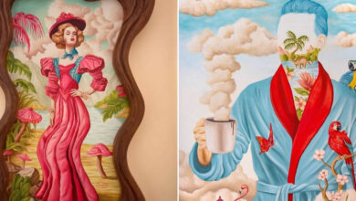 Rafael Silveira: O surrealismo brasileiro que mistura sonho, emoção e pop art (32 fotos) 22