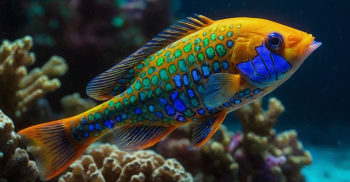 Mandarim-dragão (Synchiropus splendidus): O peixe psicodélico
