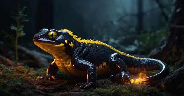 Salamandra-de-fogo – A pele venenosa