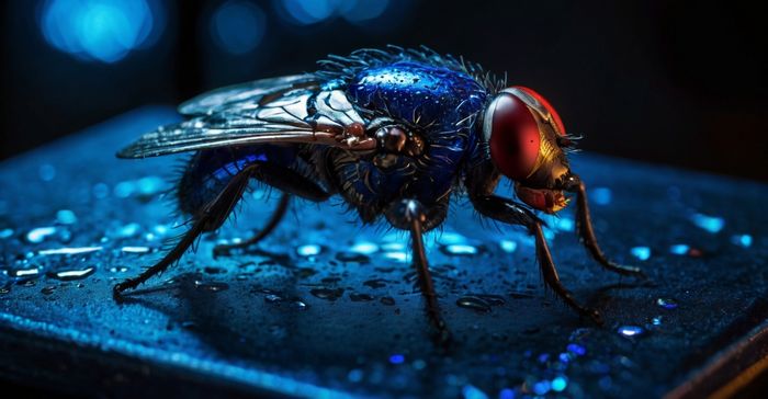 Mosca Azul Metálica (Calliphora vomitoria)