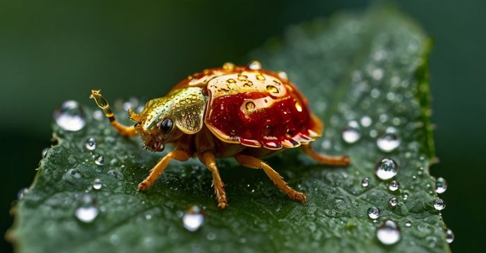 Besouro-tartaruga Dourado (Charidotella sexpunctata)