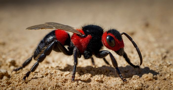 Formiga de Veludo (Dasymutilla occidentalis)