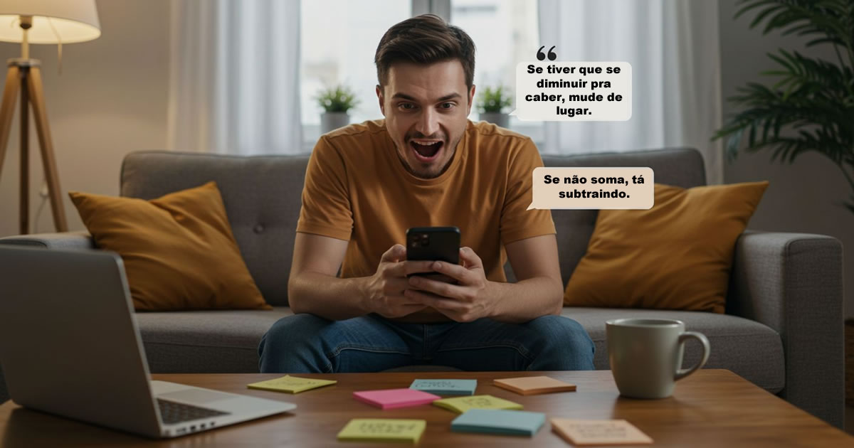 50 Frases tão verdadeiras que dão vontade de mandar pra alguém em Caps Lock 1