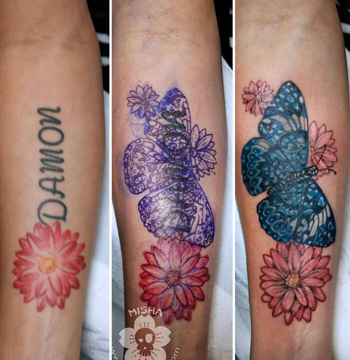 A tatuadora que transforma arrependimentos em arte e cicatrizes em confiança (40 fotos) 3