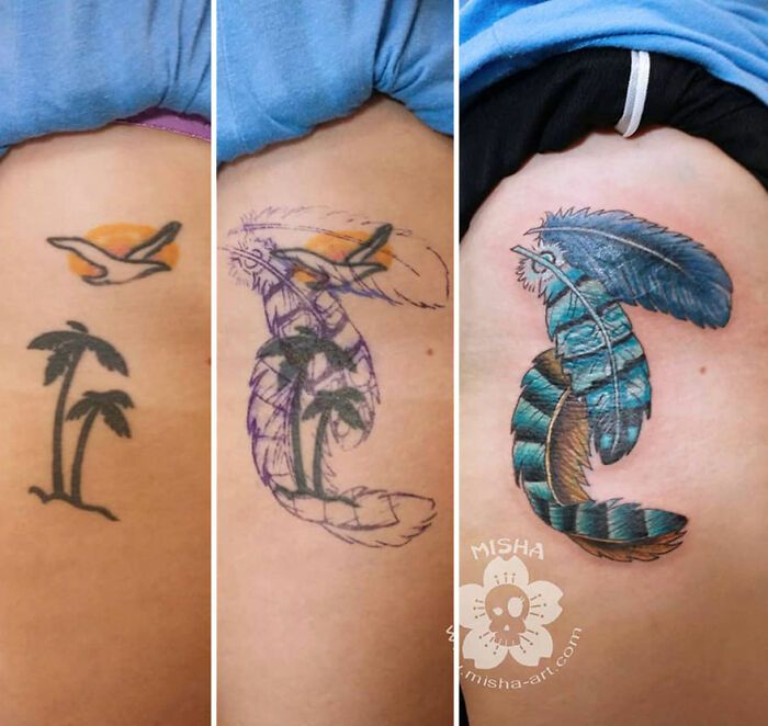 A tatuadora que transforma arrependimentos em arte e cicatrizes em confiança (40 fotos) 7