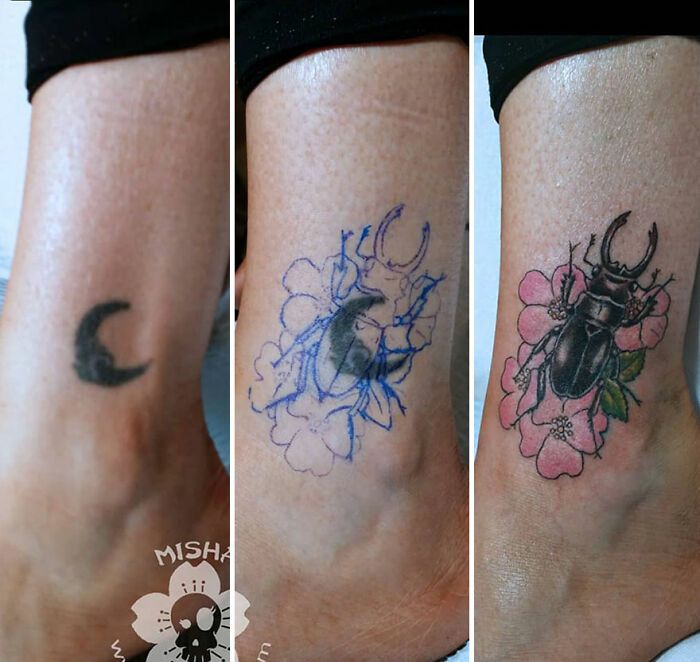 A tatuadora que transforma arrependimentos em arte e cicatrizes em confiança (40 fotos) 10