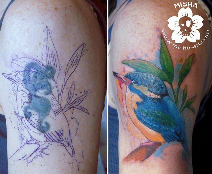 A tatuadora que transforma arrependimentos em arte e cicatrizes em confiança (40 fotos) 12