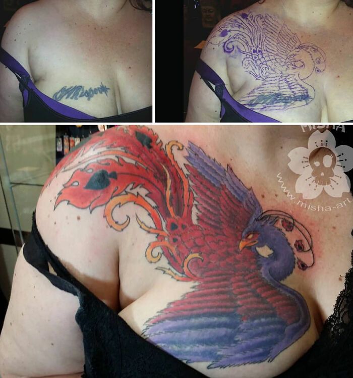 A tatuadora que transforma arrependimentos em arte e cicatrizes em confiança (40 fotos) 15