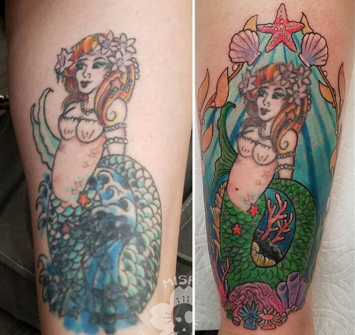 A tatuadora que transforma arrependimentos em arte e cicatrizes em confiança (40 fotos) 16