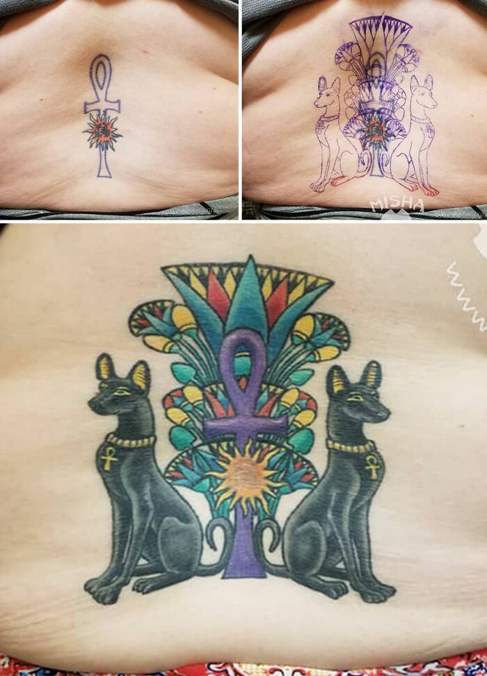 A tatuadora que transforma arrependimentos em arte e cicatrizes em confiança (40 fotos) 19