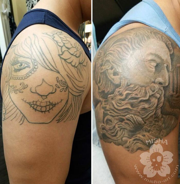 A tatuadora que transforma arrependimentos em arte e cicatrizes em confiança (40 fotos) 21