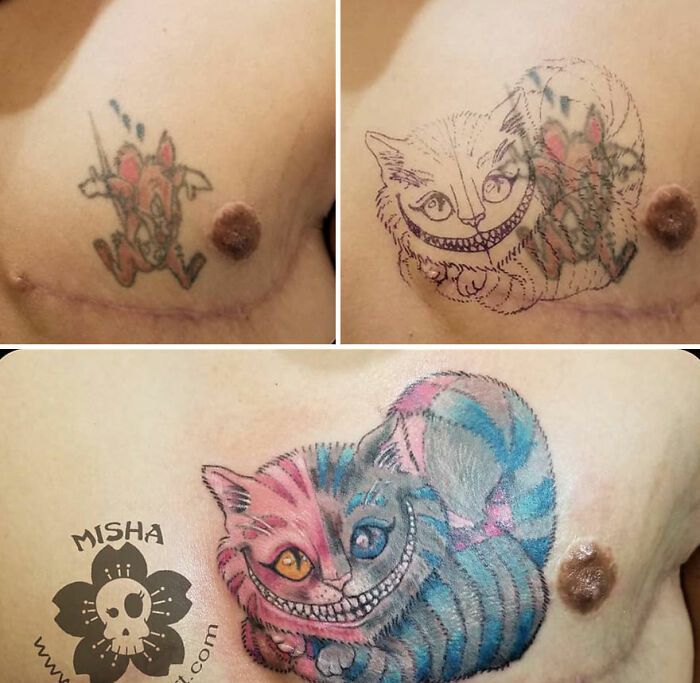 A tatuadora que transforma arrependimentos em arte e cicatrizes em confiança (40 fotos) 26