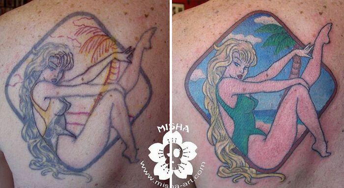 A tatuadora que transforma arrependimentos em arte e cicatrizes em confiança (40 fotos) 30