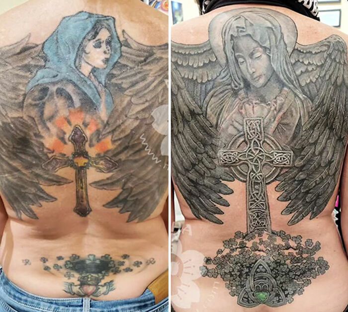 A tatuadora que transforma arrependimentos em arte e cicatrizes em confiança (40 fotos) 38